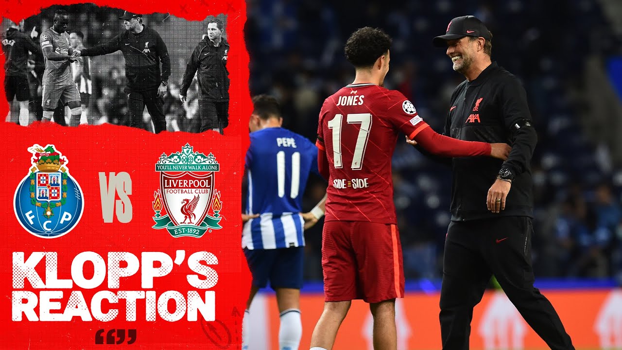 ⁣Klopp's Reaction: Five goals, Curtis Jones performance & Trent update | Porto vs Liverpool