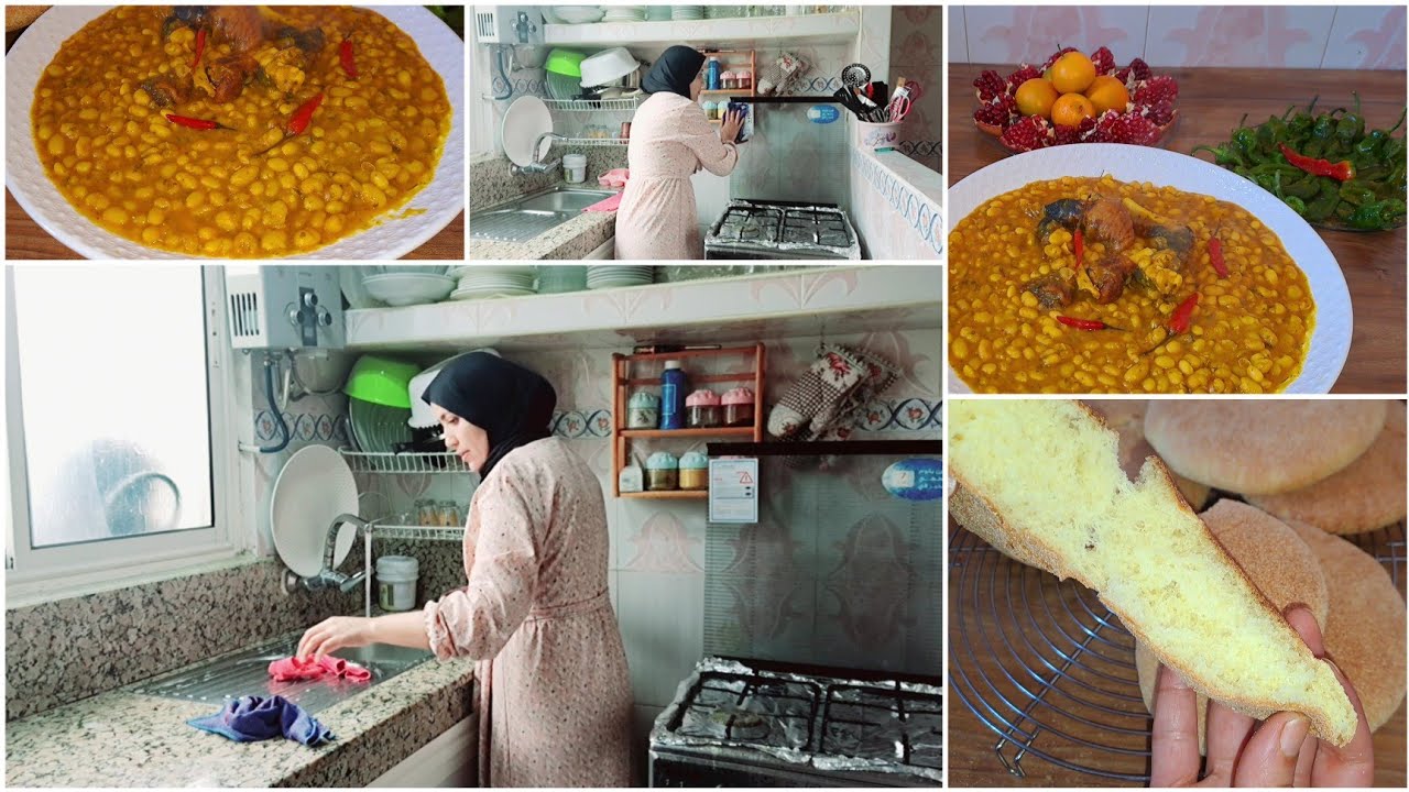 صبحت على الروينة كلشي رجعتو يشعل😍سر البنة ديال لوبيا البيضاء متشبعوش منها/خبز الفينو بحال سفنج