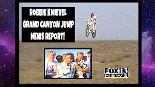 1999 ROBBIE KNIEVEL GRAND CANYON JUMP NEWS REPORTS!