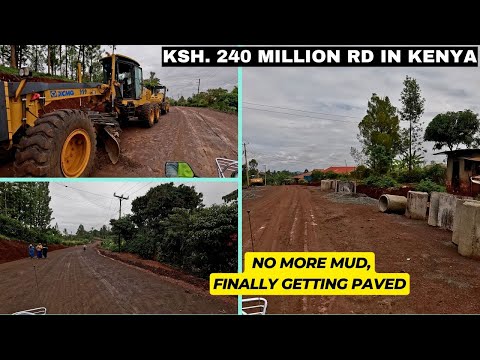 Ksh240 Million Project First Tarmac Road In This Kenyan Village