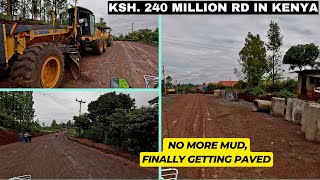 Ksh240 Million Project! First Tarmac Road in This Kenyan Village