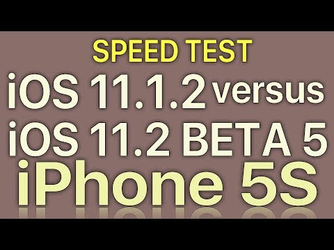 iPhone 7 : iOS 11.2.6 vs iOS 11.2.5 Speed Test Build 15D100. 