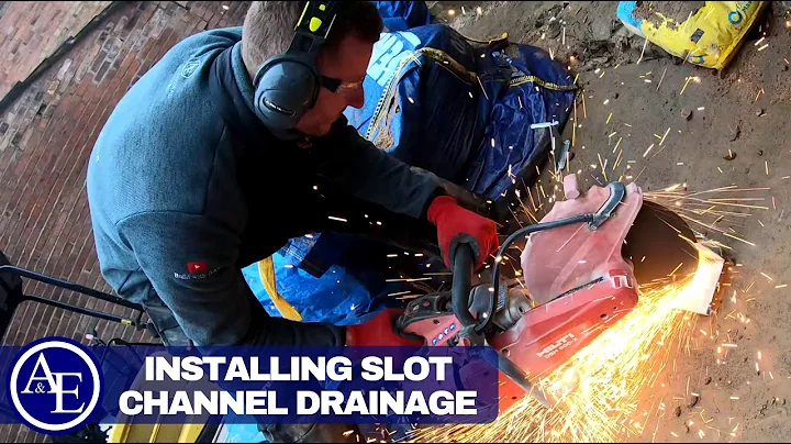 INSTALLING SLOT CHANNEL DRAINAGE | Build with A&E