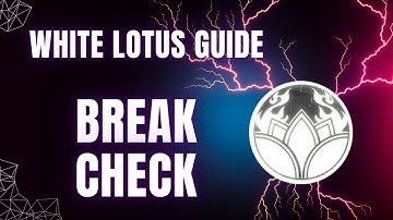 Break Check White Lotus DMZ QUICK Guide Tier 4 Season 4