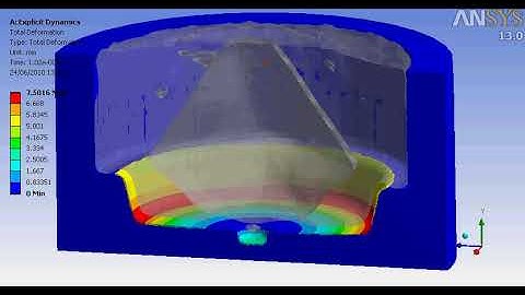 Explosive Forming 4 - ANSYS Results