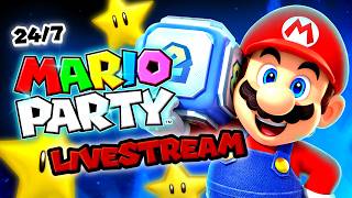 🔴 Mario Party 24/7 Livestream 🎮 All Boards & Minigames (Chill Gameplay)
