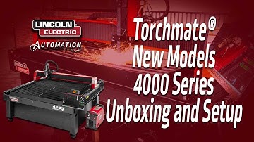 Torchmate 4000 Series Plasma Table Unboxing and Initial Setup! Fast Setup Time