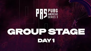 PUBG Americas Series 3: Group Stage - Day 1