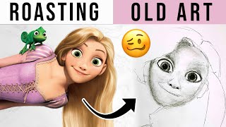 OLD SKETCHBOOK TOUR | From Graphite to Colored Pencils