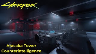 Exploring Night City: Arasaka Tower - Counterintelligence - Floor 33 (w/ RTX Pathtracing)