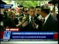 Humala llega a Venezuela y declara