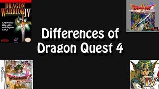 Dragon Quest 4 All Versions Differences