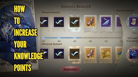 MU ORIGIN 3 ASIA | HOW TO INCREASE YOUR KNOWLEDGE POINTS FAST