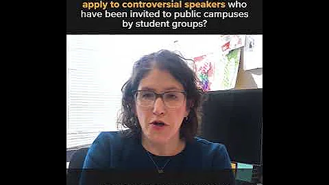 New University - Free Speech - Question 5