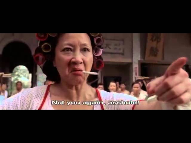 Stephen Chow   Kung Fu Hustle   Throw Knife Scene