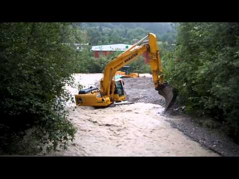 Vermurung Galitzenklamm Amlach Hochwasser - Rettung in letzter Sekunde
