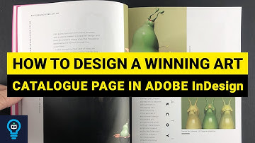 HOW TO DESIGN A WINNING ART CATALOGUE PAGE IN ADOBE InDesign. Walk through from Ex Why Zed Print.