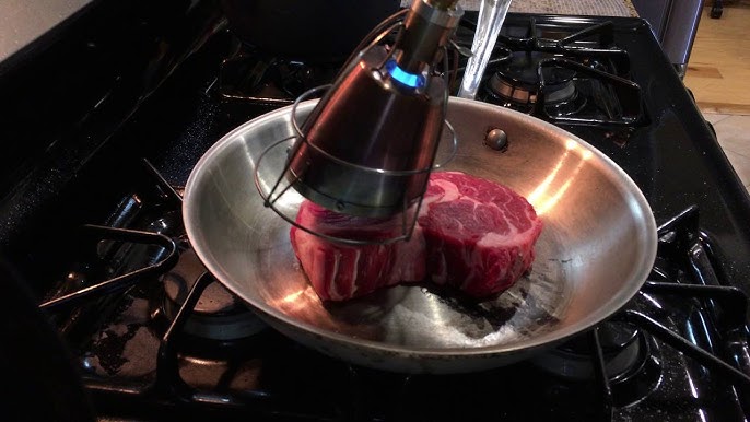  POWERFUL SearPro Charcoal Torch Lighter - Cooking Gadgets -  Sous Vide - Cooking Torch - Culinary Kitchen Torch - Flamethrower Meater  Gun Lighter - BBQ Propane Torch - Chef Blow Torch
