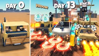 KING OF THE ROAD!! Assemble the MOST VIOLENT Car & Survive 13 Days in the Desert ππ₯π | Mad Road I...