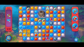 Fishdom Hard Level 3023 (with Double Lightning Booster) @choraelmin