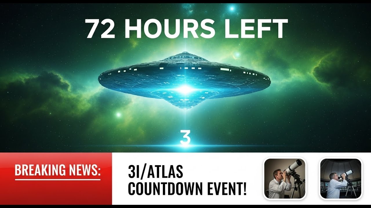 3I/ATLAS Countdown: 72 Hours Before the Cosmic Event!