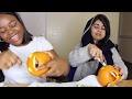 Carving pumpkins with Malala & discussing global change