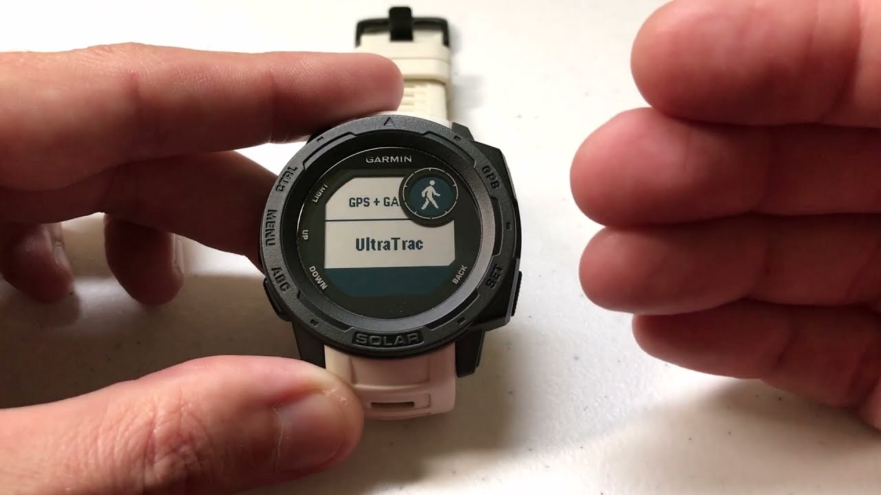 fantom Nathaniel Ward Havslug Garmin Instinct Watch - GPS vs. UltraTrac - YouTube