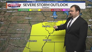 Weather Now: Stormy End to This Week and Into Next Week