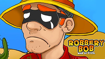 Robbery Bob™ Chapter 3 Secret Labs Level 12-13 The Thief in the Shadow Walkthrough