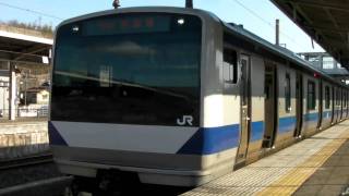 常磐線E531系普通いわき行（E501系運用代走）湯本発車