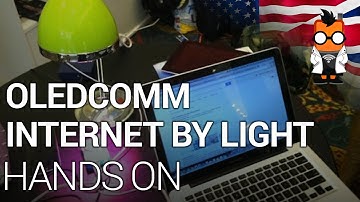 OLEDCOMM - LiWi Transmits Internet Through Light at 10Mbps