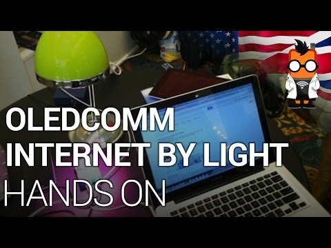 OLEDCOMM - LiWi Transmits Internet Through Light at 10Mbps