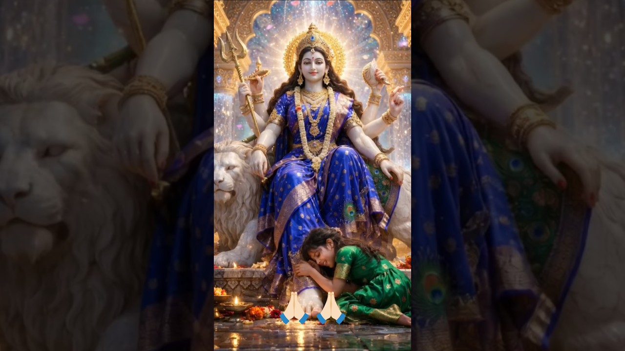 ⁣jay mata di🙏🏻🙏🏻🚩🚩 Maine Apna Sara Jivan Tere Naam Kya#sorts #sorts video#jay maa#@Anjanach_456💕