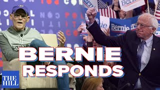 Bernie ends James Carville live on CNN