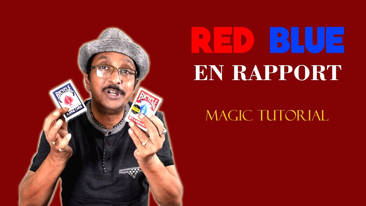 Red Rapport A VERY STRONG MENTALISM EFFECT: Red Blue En Rapport #magic_tutorial ...