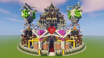 Minecraft Speed Build: The Steampunk Robot Factory [Download] Server Spawn/Hub