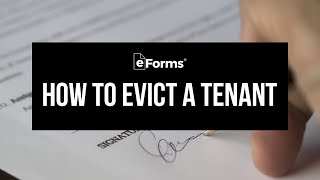 How to Evict a Tenant | StepbyStep With Eviction Forms | 2022 UPDATED