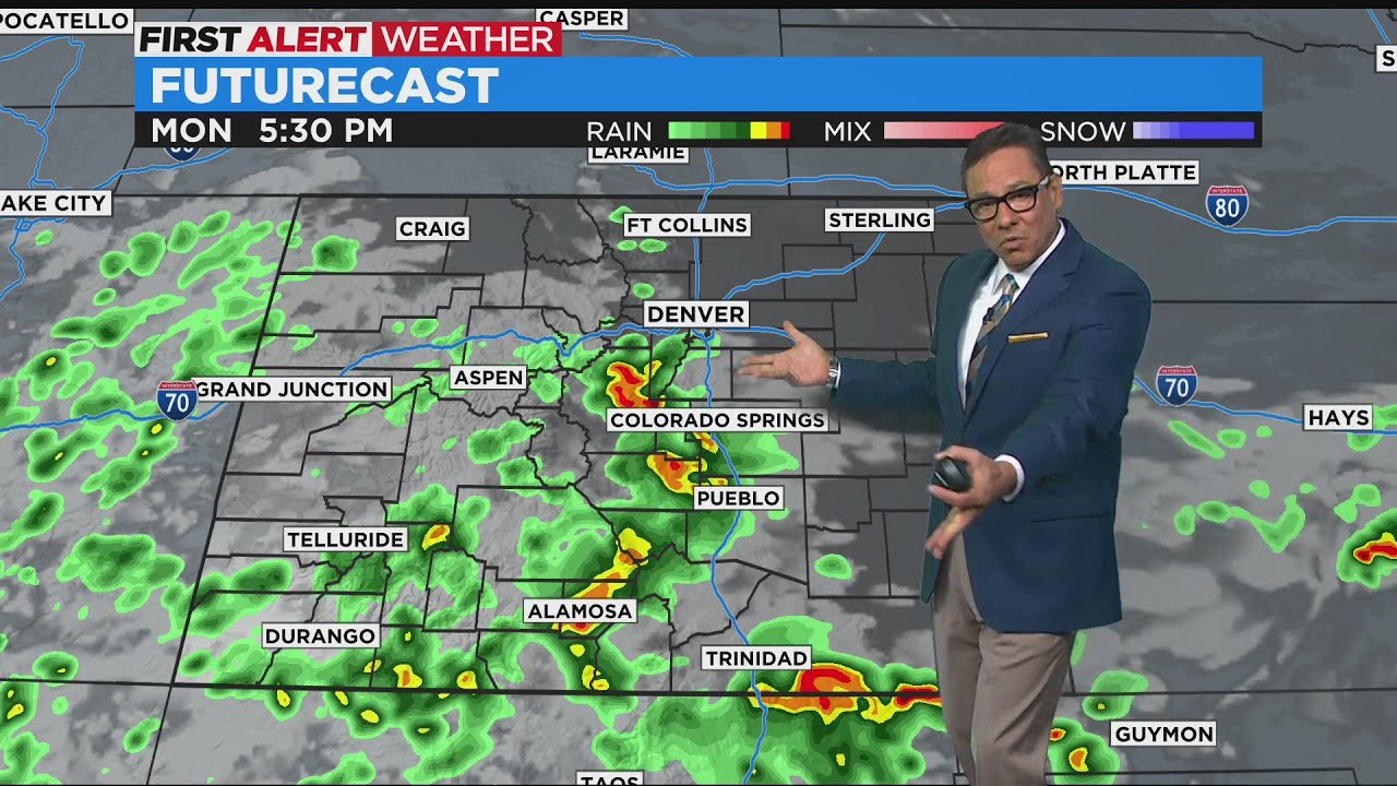 Brief relief from the heat on the way - YouTube