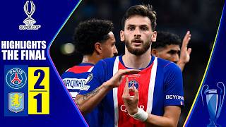 PSG vs Aston Villa 2-1 Highlights | UEFA Super Cup 2026/27