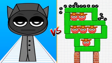 Sprunki Run Vs hideball - I Found All Max Level Up Epic Gameplay #58