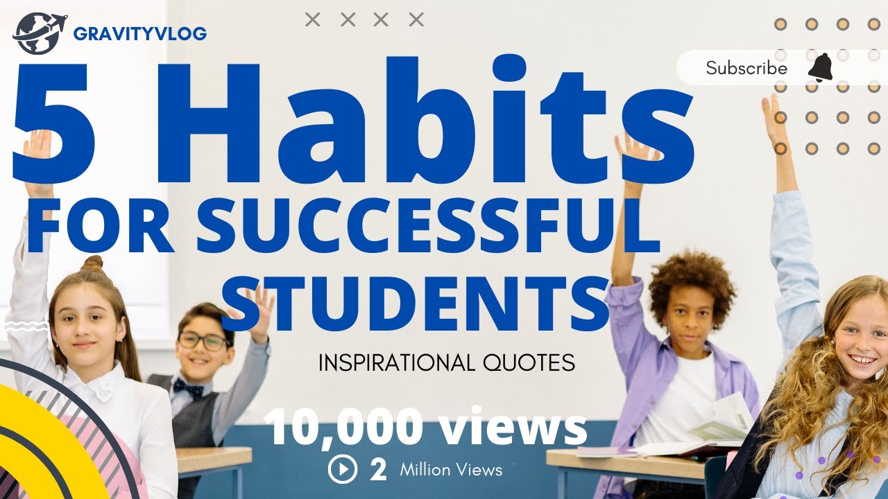 5 Habits for successful students #inspirationalquotes - YouTube
