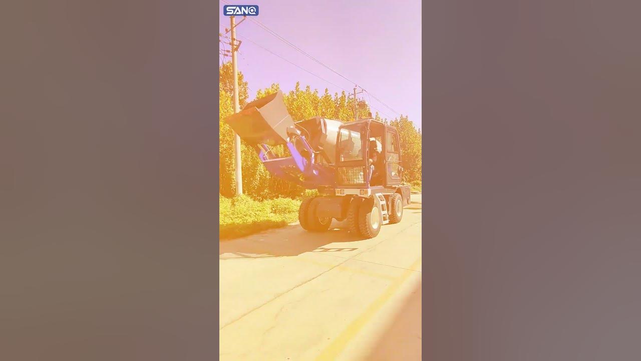 Selfloading concrete mixer, good helper for small construction project