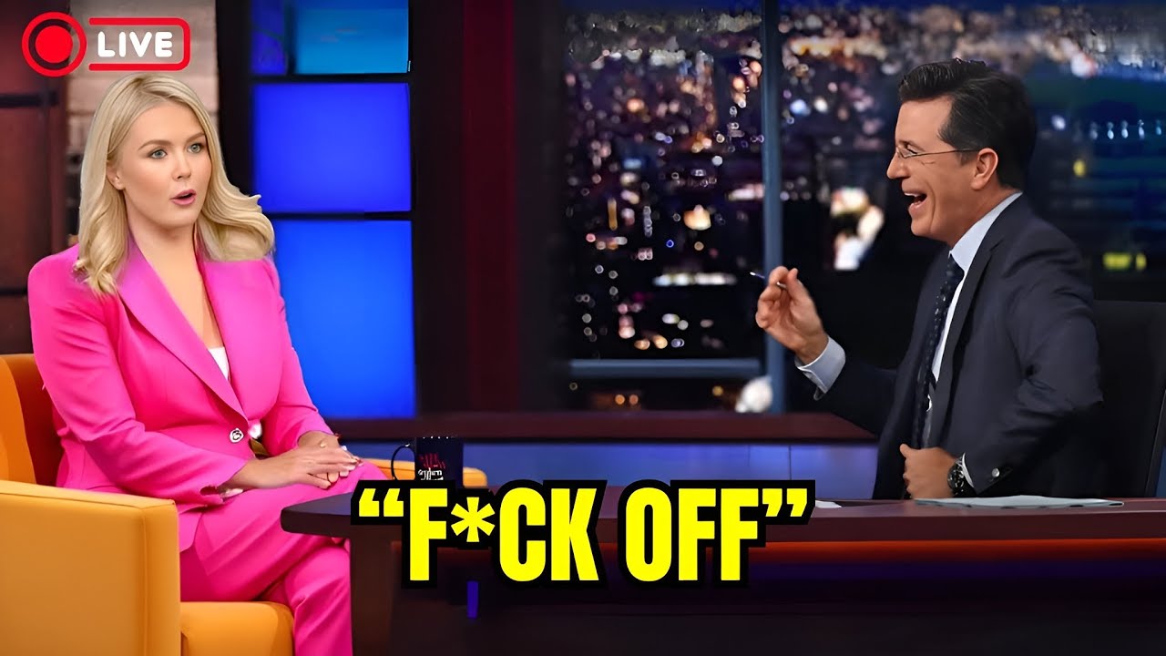 Karoline Leavitt Fires Back on Stephen Colbert's Show After a Shocking Accusation - YouTube