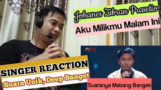 Johanes Zibran - Aku Milikmu (Malam Ini) | Blind Auditions | The voice Kids Indonesia | REACTION