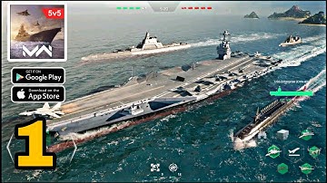 Modern Warships : Naval Battles Gameplay walkthrough Part - 1 ( Android, ios )