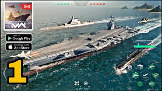 Modern Warships : Naval Battles Gameplay walkthrough Part - 1 ( Android, ios ) screenshot 4