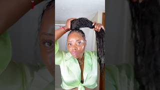 How to put your boho braids in a ponytail #duet #braidstyles #braidgoals #popsmokebraids