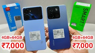 Infinix Smart 7 Vs Itel P40 Compression || Camera Test, Features, 6000mAh Battery 