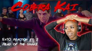 Cobra Kai 5x10 pt 2 | Head of the Snake | REACTION/REVIEW