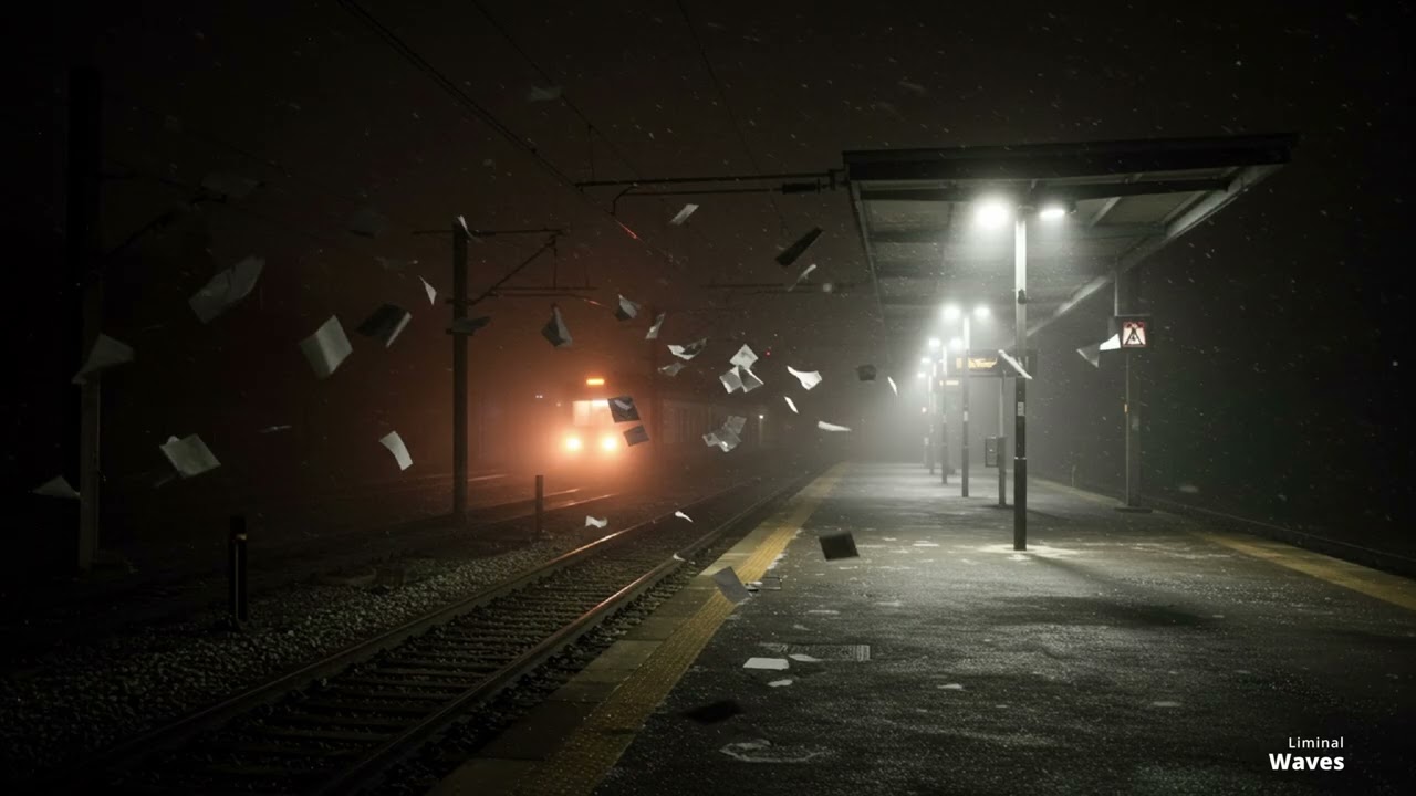 Liminal Space Music: Night Train Station Soundscape Experience